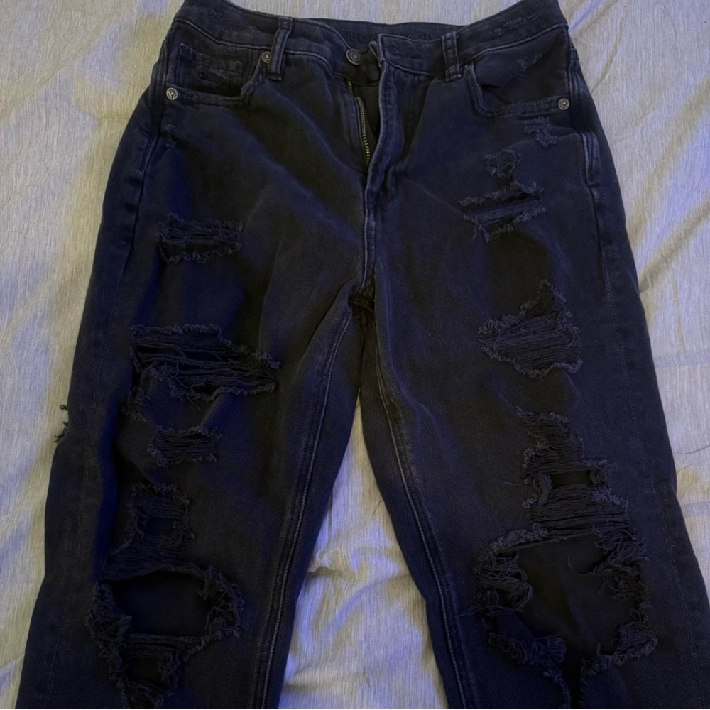 AEO Black Boyfriend Jeans